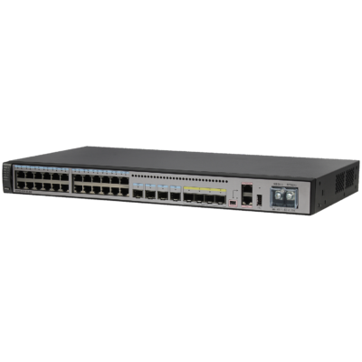 Huawei S5720-32X-EI-DC (24 Ethernet 10/100/1000 ports,4 Gig SFP,4 10 Gig SFP+,DC -48V,front access)