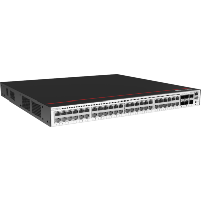 Huawei S5735-L48P4XE-A-V2 (48*10/100/1000BASE-T ports, 4*10GE SFP+ ports, 2*12GE stack ports, PoE+, 1*AC power)