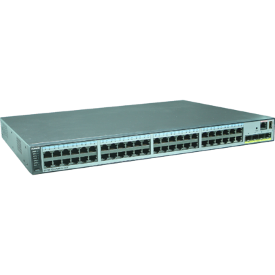 Huawei S5720-52X-PWR-LI-ACF(switch with 48-ports PoE+ 10/100/1000BASE-T, 4-ports 10GE SFP+, with 1 AC power fixed)