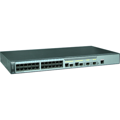 Huawei S5720-28TP-LI-AC(24 Ethernet 10/100/1000 ports,2 Gig SFP and 2 dual-purpose 10/100/1000 or SFP,AC 110/220V)