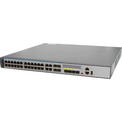 Huawei S5720-36C-EI-DC (28 Ethernet 10/100/1000 ports,4 of which are dual-purpose 10/100/1000 or SFP,4 10 Gig SFP+)