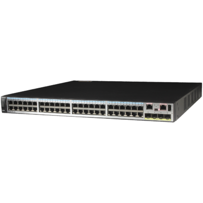 Huawei S5720-56C-HI-AC(48 Ethernet 10/100/1000 ports,4 10 Gig SFP+,with 2 interface slots,with 600W AC power supply)