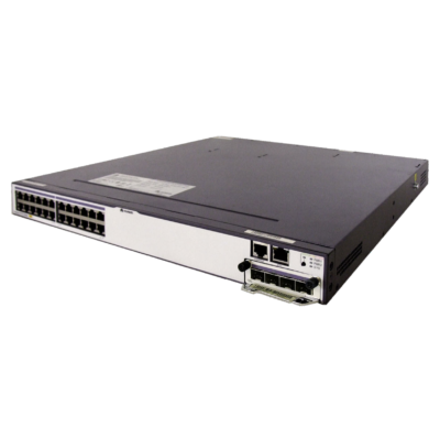 Huawei S5700-28C-PWR-EI(24 Ethernet 10/100/1000 PoE+ ports, with 2 interface slots)