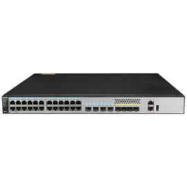 Huawei S5720-28X-SI-DC(24 Ethernet 10/100/1000 ports,4 of which are dual-purpose 10/100/1000 or SFP,4 10 Gig SFP+)