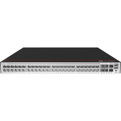 Huawei S5735-L48P4XE-A-V2 (48*10/100/1000BASE-T ports, 4*10GE SFP+ ports, 2*12GE stack ports, PoE+, 1*AC power)