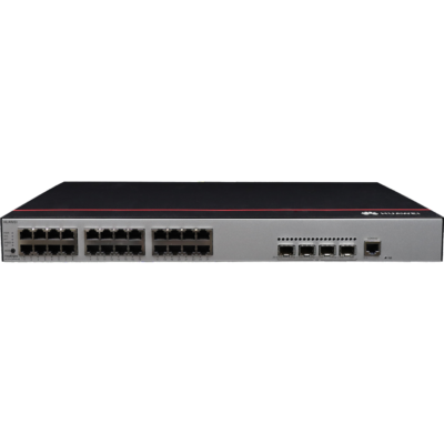 Huawei S5735-L24P4S-A1 (24*10/100/1000BASE-T ports, 4*GE SFP ports, PoE+, AC power)