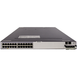 Huawei S5700-28C-PWR-EI(24 Ethernet 10/100/1000 PoE+ ports, with 2 interface slots)