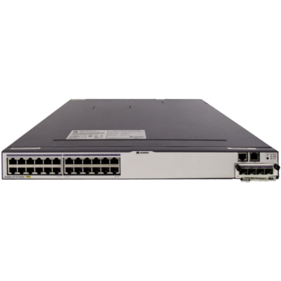 Huawei S5700-28C-PWR-EI(24 Ethernet 10/100/1000 PoE+ ports, with 2 interface slots)