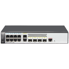 Huawei S5720-12TP-LI-AC(8 Ethernet 10/100/1000 ports,2 Gig SFP and 2 dual-purpose 10/100/1000 or SFP,AC 110/220V)