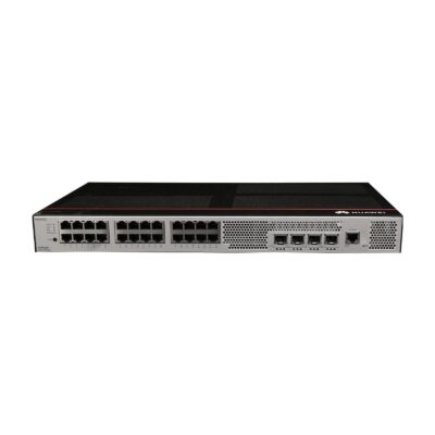 Huawei S5735-L24T4S-QA1 (24*10/100/1000BASE-T ports, 4*GE SFP ports, AC power, Fanless)