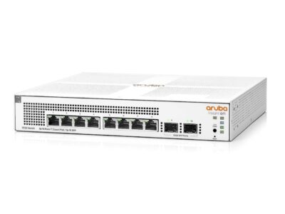 Aruba Instant On 1930 8-Port PoE Gb Ethernet 8xGE PoE (124W), 2X 1G SFP, L2+ Smart Switch US Cord (JL681A#ABA)