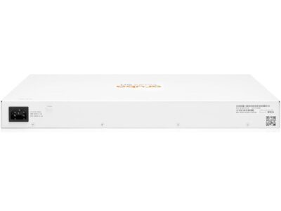 Aruba Instant On 1830 24-Port Gb | 12-Port Class 4 PoE Smart Switch (195W) - 24x 1G | 2X SFP | US Cord (JL813A#ABA)