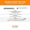 Aruba Instant On 1930 48-Port Gb Ethernet 48xGE, 4X 1G/10G SFP+, L2+ Smart Switch US Cord (JL685A#ABA)