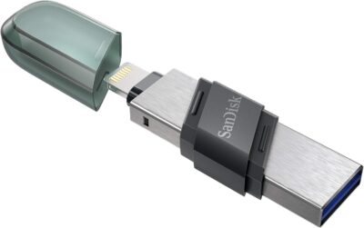 SanDisk 128GB iXpand USB Flash Drive Flip SDIX90N-128G