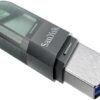 SanDisk 256GB iXpand USB Flash Drive Flip SDIX90N-256G