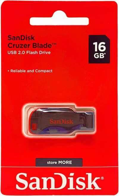 SDCZ50-016G-A11 SanDisk 16GB Cruzer Blade USB Flash