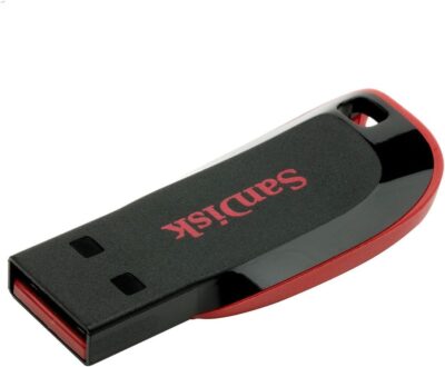 SanDisk Cruzer Blade 32GB USB 2.0 Flash Drive, Frustration-Free Packaging- SDCZ50-032G-AFFP,Black
