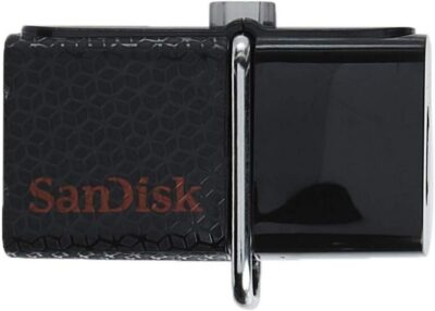 SanDisk 64GBUltra Dual USB Drive 3.0, SDDD2-064G-GAM46(Black)