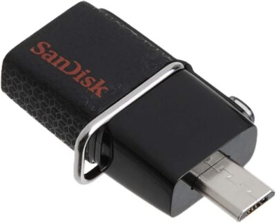 SanDisk 64GBUltra Dual USB Drive 3.0, SDDD2-064G-GAM46(Black)