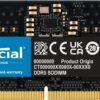 Crucial 8GB DDR5 4800 (PC4 38400) Laptop Memory Model CT8G48C40S5