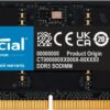 Crucial 8GB DDR5 4800 (PC4 38400) Laptop Memory Model CT8G48C40S5