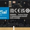 Crucial 8GB DDR5 4800 (PC4 38400) Laptop Memory Model CT8G48C40S5