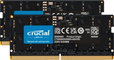 Crucial 8GB DDR5 4800 (PC4 38400) Laptop Memory Model CT8G48C40S5