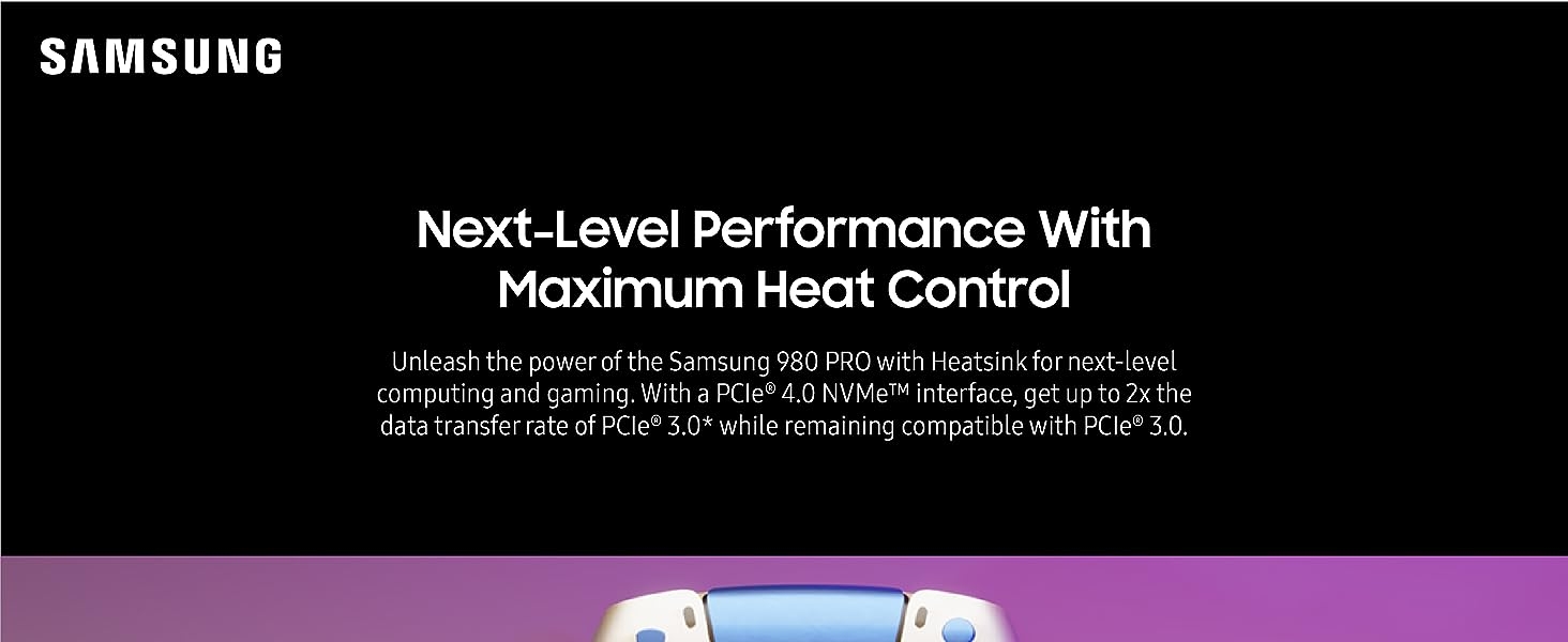 Samsung 980 Pro with heatsink