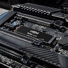 Crucial P5 Plus SSD - installed in a motherboard