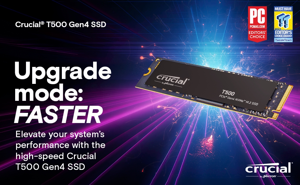 Crucial T500 NVMe SSD