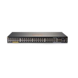 HP JL558A Aruba 2930F 48G PoE+ 4SFP+ - Switch - L3 - managed - 48 x 10/100/1000 (PoE+) + 4 x 1 Gigabit/10 Gigabit SFP+ (uplink) - rack-mountable - PoE+ (740 W)