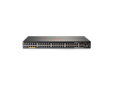 HP JL558A Aruba 2930F 48G PoE+ 4SFP+ - Switch - L3 - managed - 48 x 10/100/1000 (PoE+) + 4 x 1 Gigabit/10 Gigabit SFP+ (uplink) - rack-mountable - PoE+ (740 W)