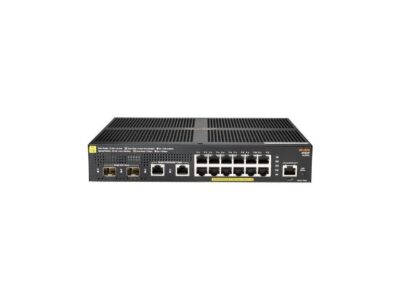 HPE Aruba 2930F 12G PoE+ 2G/2SFP+ - switch - 12 ports - managed - rack-mountable (JL693A)