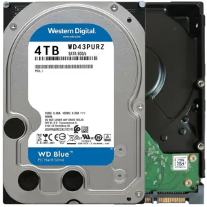 WD WD43PURZ 4TB WD Purple Surveillance Internal Hard Drive HDD - SATA 6 Gb/s, 256 MB Cache, 3.5" - WD43URZ