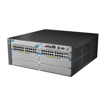 HP J9533A E5406-44G-PoE+/2XG-SFP+ v2 zl Switch Chassis - Manageable - 6 x Expansion Slots - 2 x Expansion Slot - 2 x SFP+ Slots - 4 Layer Supported - Power Supply - Redundant Power Supply - 4U High -