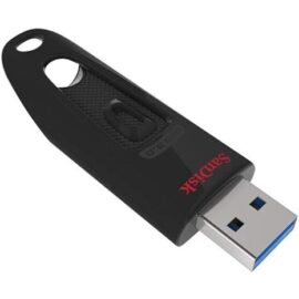 Sandisk Ultra USB Flash Drive, 128 GB, Black (SDCZ48-128G-A46)
