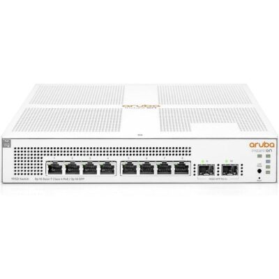 Aruba Instant On 1930 8-Port PoE Gb Ethernet 8xGE PoE (124W), 2X 1G SFP, L2+ Smart Switch US Cord (JL681A#ABA)