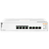 Aruba Instant On 1830 8-Port Gb | 4-Port Class 4 PoE Smart Switch (65W) - 8X 1G |Fanless | US Cord (JL811A#ABA)