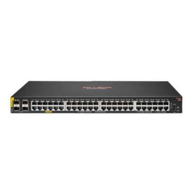 HPE Aruba 6000 48G Class4 PoE 4SFP 370W Switch - switch - 48 ports - managed -rack-mountable (R8N85A)