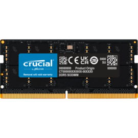 Crucial 32GB DDR5 4800 (PC4 38400) Laptop Memory Model CT32G48C40S5