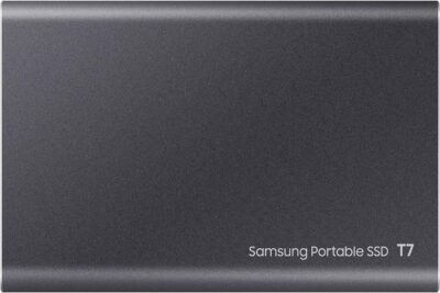 Samsung T7 Portable SSD - 500 GB - USB 3.2 Gen.2 Externe SSD Titan Gray (MU-PC500T/WW)