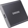 Samsung T7 Portable SSD - 500 GB - USB 3.2 Gen.2 Externe SSD Titan Gray (MU-PC500T/WW)