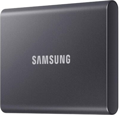 Samsung T7 Portable SSD - 500 GB - USB 3.2 Gen.2 Externe SSD Titan Gray (MU-PC500T/WW)