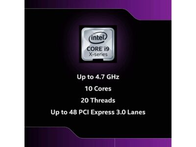 Intel Core i9-10900X - Core i9 10th Gen Cascade Lake 10-Core 3.7 GHz LGA 2066 165W None Integrated Graphics Desktop Processor - BX8069510900X