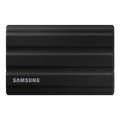 Samsung T7 Shield 4TB, Portable SSD, Upto 1050MB/s, USB 3.2 Gen2, Rugged, IP65 Water & Dust Resistant, for Photographers, Content Creators and Gaming, External Solid State Drive (MU-PE4T0S/WW) Black