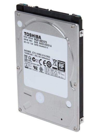 TOSHIBA MQ01ABD075 750GB 5400 RPM 8MB Cache SATA 3.0Gb/s 2.5" Internal Notebook Hard Drive