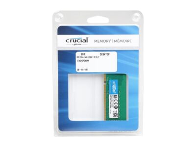 Crucial 8GB DDR4 2400 (PC4 19200) Desktop Memory Model CT8G4DFD824A