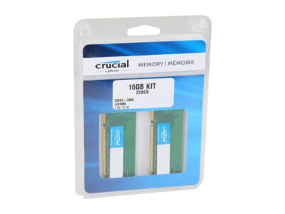 Crucial 16GB (2 x 8GB) DDR4 2666MHz DRAM (Desktop Memory) CL19 1.2V SR DIMM (288-pin) CT2K8G4DFS8266