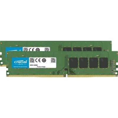 Crucial 16GB (2 x 8GB) DDR4 3200 (PC4 25600) Desktop Memory Model CT2K8G4DFS832A