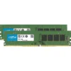 Crucial 16GB (2 x 8GB) 288-Pin PC RAM DDR4 3200 (PC4 25600) Desktop Memory Model CT2K8G4DFRA32A